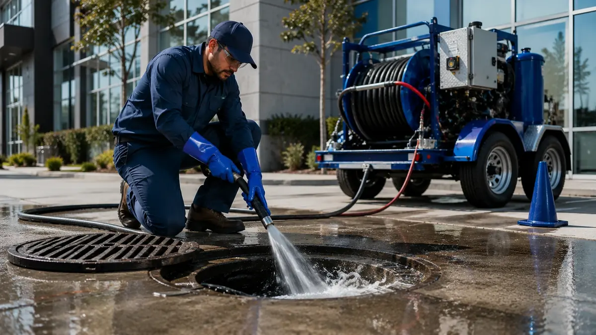 Commercial Hydro Jet Drain Cleaning in Prather