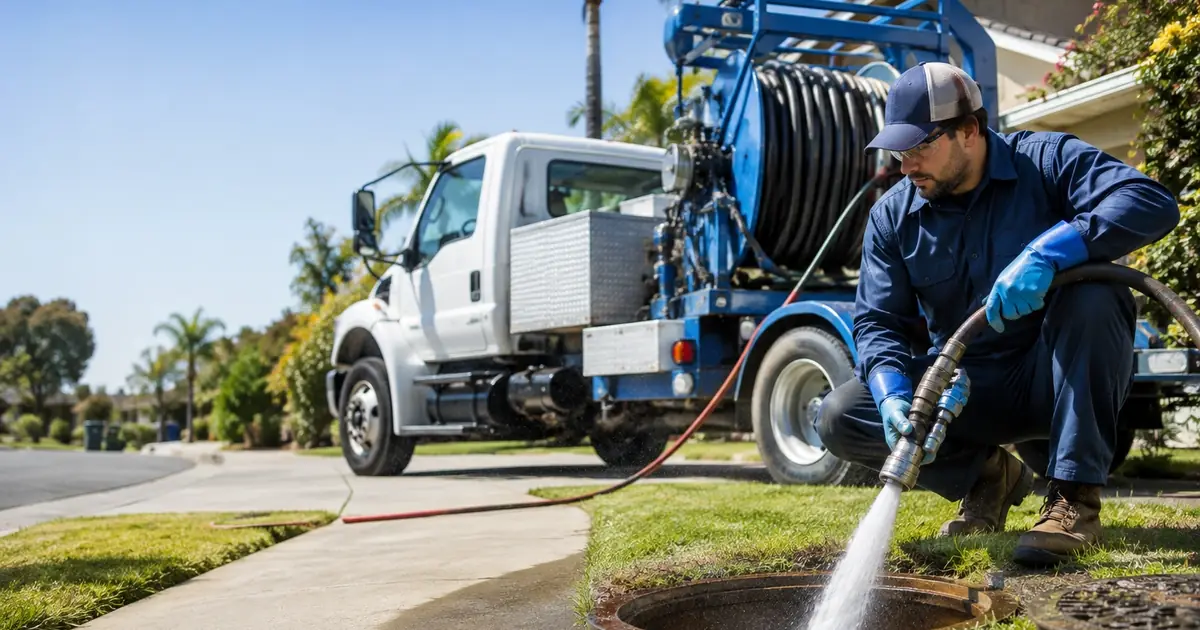 Hydro jet sewer cleaning Prather
