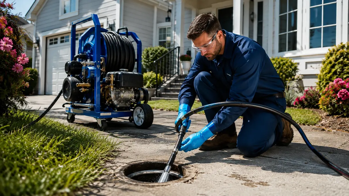 Residential Hydro Jet Drain Cleaning in Prather