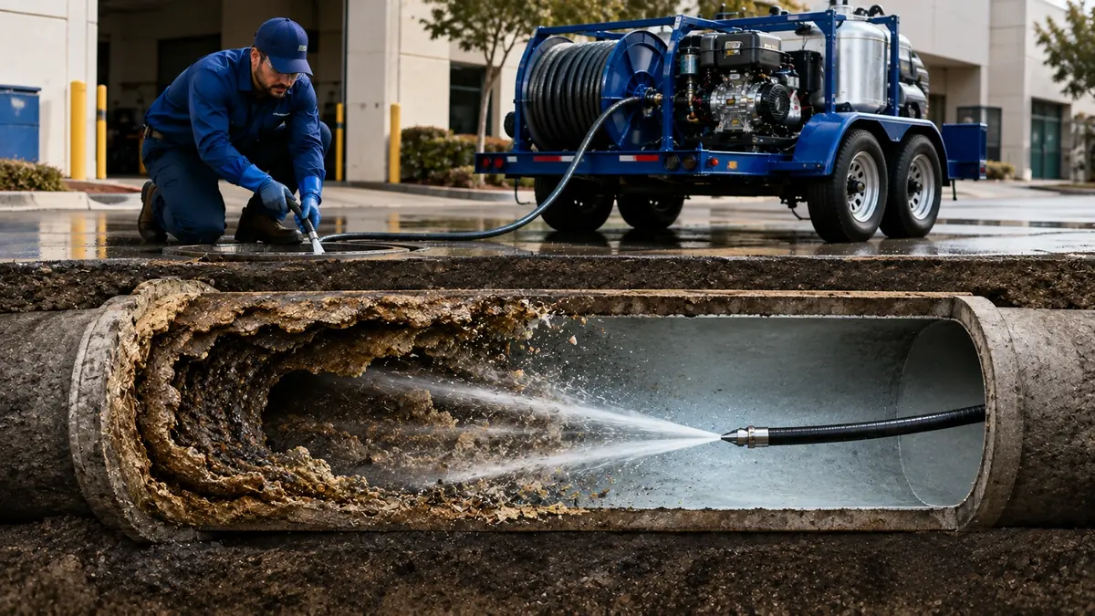 Sewer Pipe Descaling in Prather